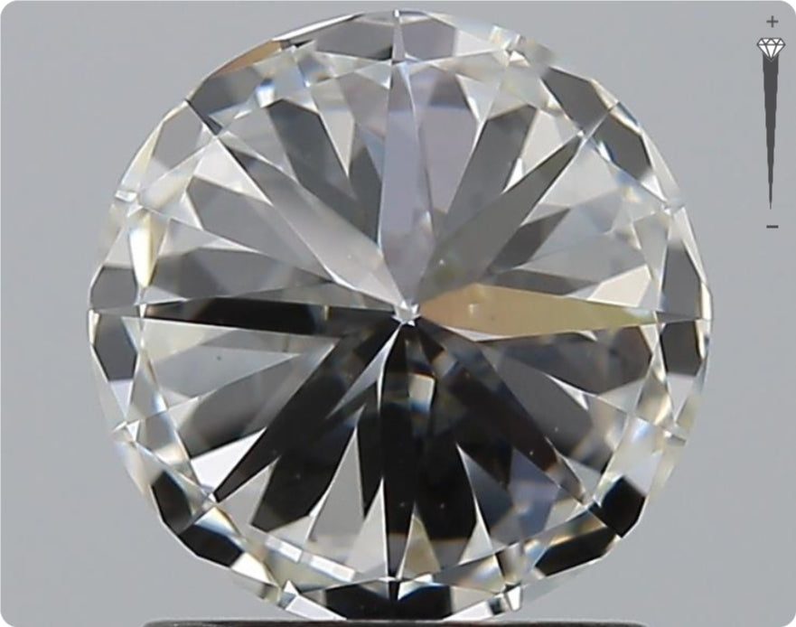 Natural 1.51ct GIA Diamond | Color H | Clarity VVS2 | Round Cut | VG EX EX #D10393
