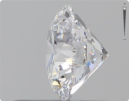 Diamant naturel GIA 0.51ct | Couleur D | Pureté IF | Taille ronde | EX EX EX #D10395