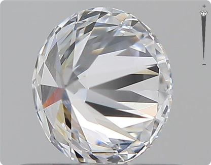 Diamant naturel GIA 0.51ct | Couleur D | Pureté IF | Taille ronde | EX EX EX #D10395
