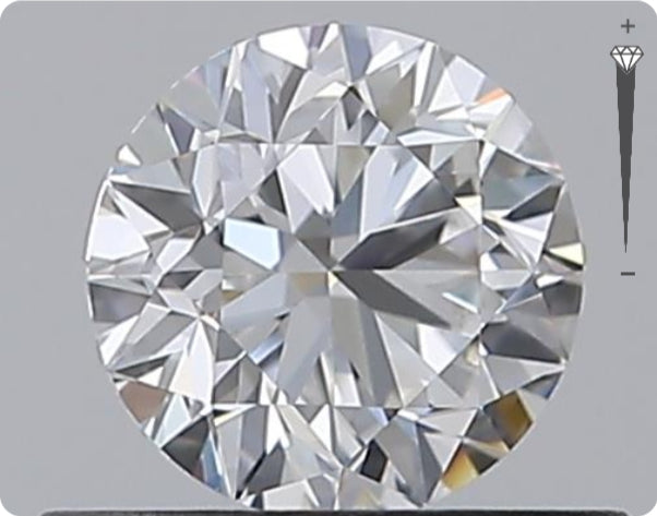 Diamant naturel 0.50ct GIA | Couleur D | Pureté IF | Taille ronde | TB EX EX #D10397