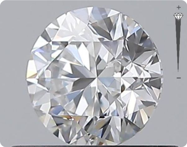 Diamant naturel 0.50ct GIA | Couleur D | Pureté IF | Taille ronde | TB EX EX #D10397