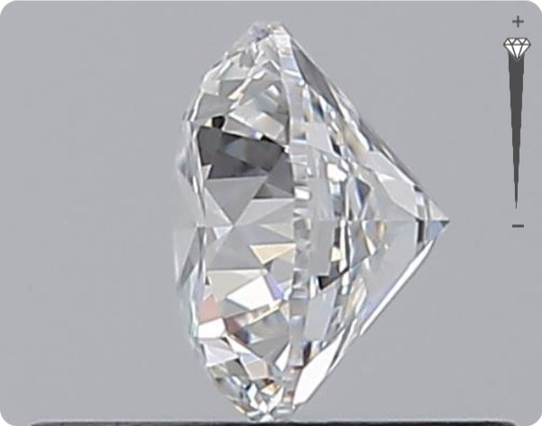 Diamant naturel 0.50ct GIA | Couleur D | Pureté IF | Taille ronde | TB EX EX #D10397