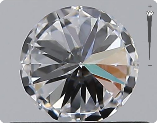 Diamant naturel 0.50ct GIA | Couleur D | Pureté IF | Taille ronde | TB EX EX #D10397