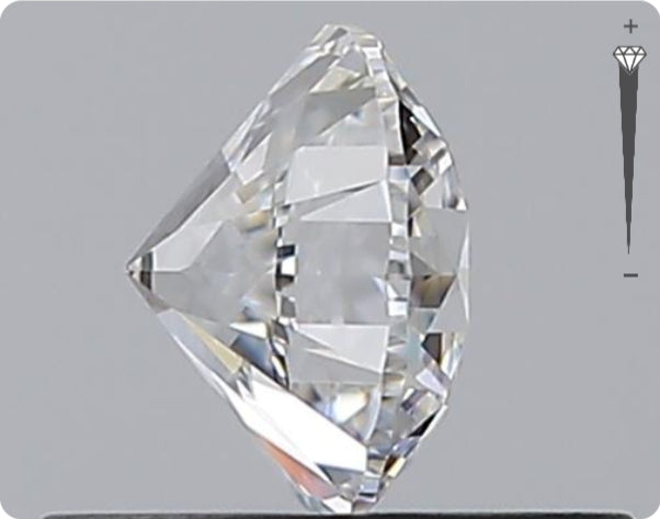Diamant naturel 0.50ct GIA | Couleur D | Pureté IF | Taille ronde | TB EX EX #D10397