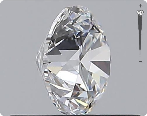 Diamant naturel 0.50ct GIA | Couleur D | Pureté IF | Taille ronde | TB EX EX #D10397