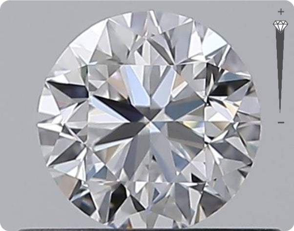 Diamant naturel 0.50ct GIA | Couleur D | Pureté IF | Taille ronde | TB EX EX #D10397