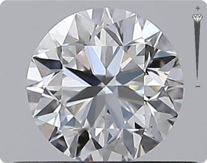 Diamant naturel 0.50ct GIA | Couleur D | Pureté IF | Taille ronde | TB EX EX #D10397