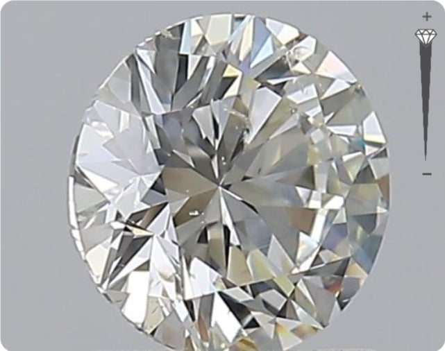 Natural 0.96ct GIA Diamond | Color G | Clarity SI2 | Round Cut | EX EX EX #D10402