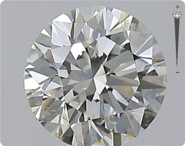 Natural 0.96ct GIA Diamond | Color G | Clarity SI2 | Round Cut | EX EX EX #D10402