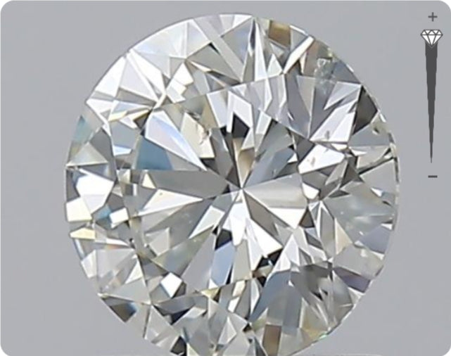 Natural 0.96ct GIA Diamond | Color G | Clarity SI2 | Round Cut | EX EX EX #D10402