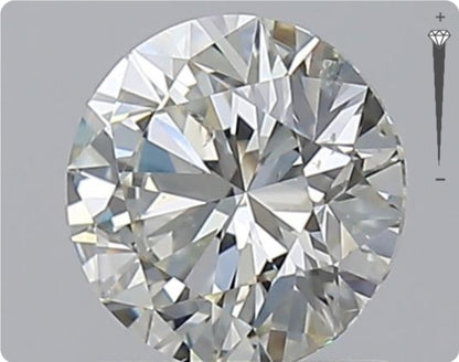 Natural 0.96ct GIA Diamond | Color G | Clarity SI2 | Round Cut | EX EX EX #D10402