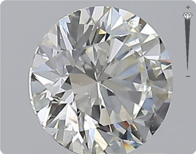 Natural 0.96ct GIA Diamond | Color G | Clarity SI2 | Round Cut | EX EX EX #D10402