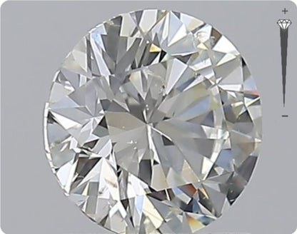 Natural 0.96ct GIA Diamond | Color G | Clarity SI2 | Round Cut | EX EX EX #D10402