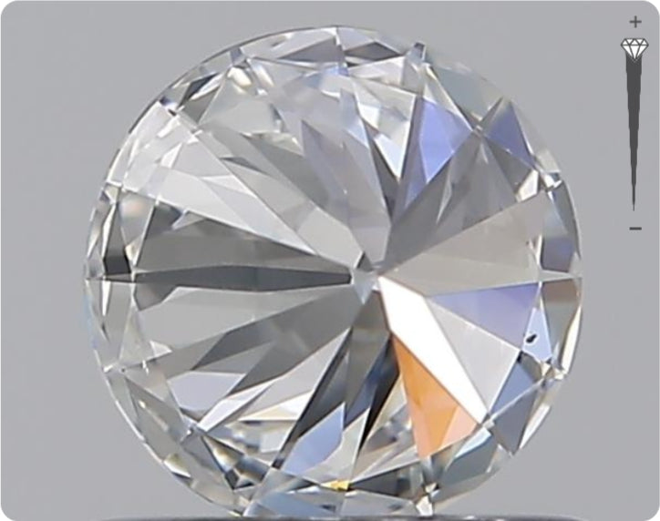 Natural 0.61ct GIA Diamond | Color D | Clarity SI2 | Round Cut | EX EX EX #D10403