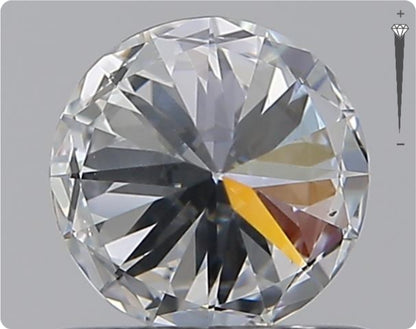Natural 0.61ct GIA Diamond | Color D | Clarity SI2 | Round Cut | EX EX EX #D10403