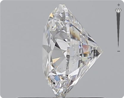 Natural 0.90ct GIA Diamond | Color D | Clarity SI2 | Round Cut | EX EX EX #D10406