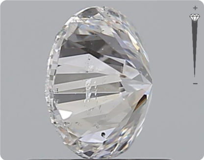 Natural 0.90ct GIA Diamond | Color D | Clarity SI2 | Round Cut | EX EX EX #D10406