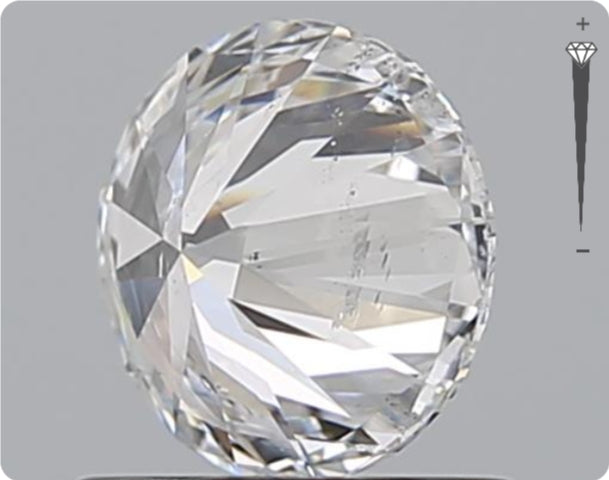 Natural 0.90ct GIA Diamond | Color D | Clarity SI2 | Round Cut | EX EX EX #D10406