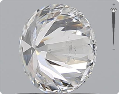 Natural 0.90ct GIA Diamond | Color D | Clarity SI2 | Round Cut | EX EX EX #D10406