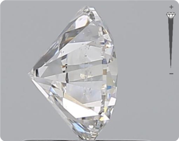 Natural 0.90ct GIA Diamond | Color D | Clarity SI2 | Round Cut | EX EX EX #D10406