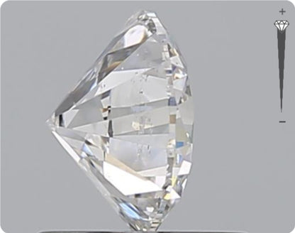 Natural 0.90ct GIA Diamond | Color D | Clarity SI2 | Round Cut | EX EX EX #D10406