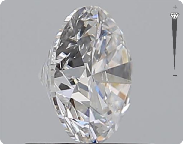 Natural 0.90ct GIA Diamond | Color D | Clarity SI2 | Round Cut | EX EX EX #D10406