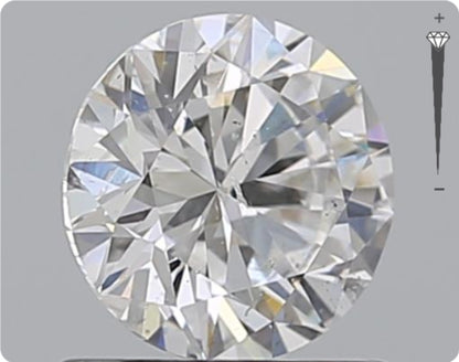 Natural 0.90ct GIA Diamond | Color D | Clarity SI2 | Round Cut | EX EX EX #D10406