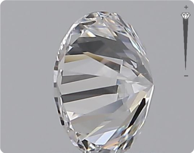 Natural 0.58ct GIA Diamond | Color D | Clarity VVS1 | Round Cut | EX EX EX #D10408