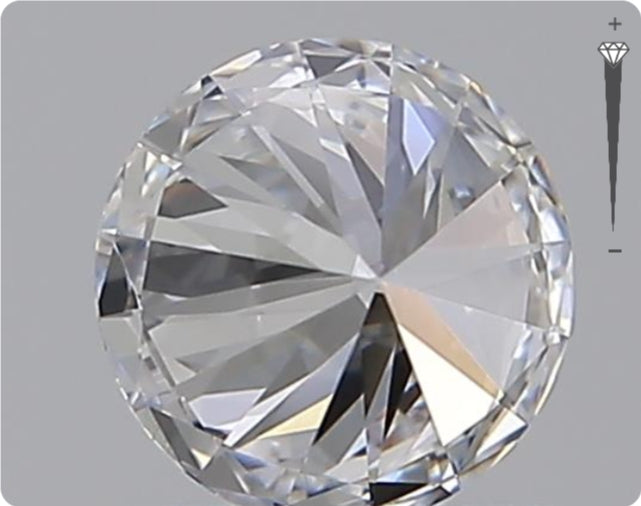 Natural 0.58ct GIA Diamond | Color D | Clarity VVS1 | Round Cut | EX EX EX #D10408