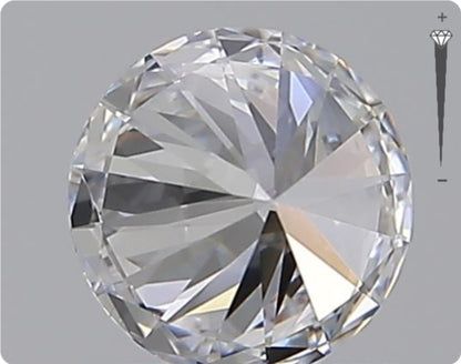 Natural 0.58ct GIA Diamond | Color D | Clarity VVS1 | Round Cut | EX EX EX #D10408