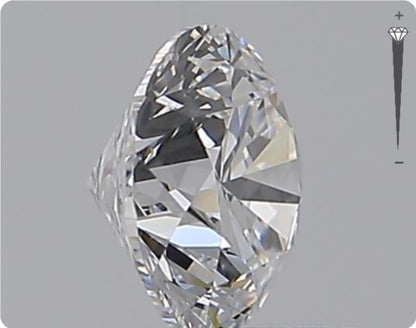 Natural 0.58ct GIA Diamond | Color D | Clarity VVS1 | Round Cut | EX EX EX #D10408
