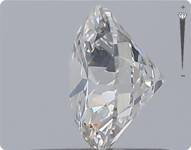 Diamant naturel 0.56ct GIA | Couleur E | Pureté SI2 | Taille ronde | EX EX EX #D10409