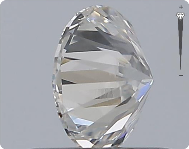 Diamant naturel 0.56ct GIA | Couleur E | Pureté SI2 | Taille ronde | EX EX EX #D10409