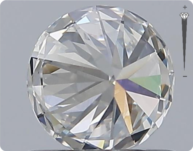 Diamant naturel 0.56ct GIA | Couleur E | Pureté SI2 | Taille ronde | EX EX EX #D10409