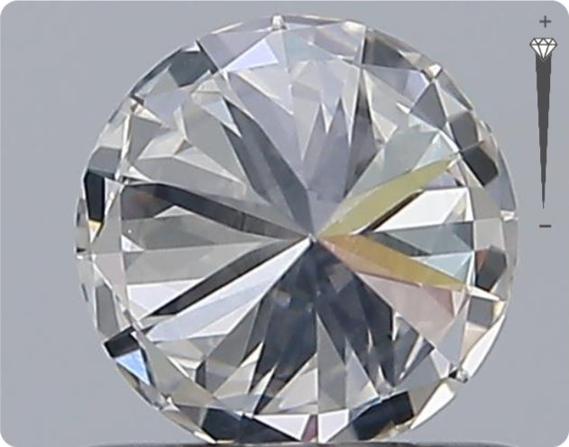 Diamant naturel 0.56ct GIA | Couleur E | Pureté SI2 | Taille ronde | EX EX EX #D10409