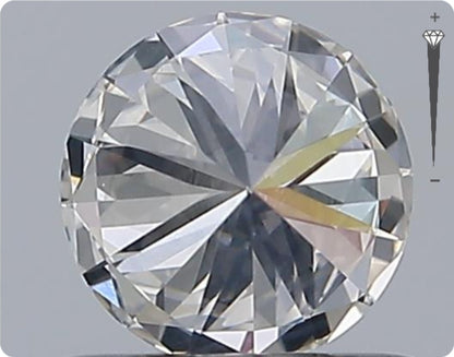 Diamant naturel 0.56ct GIA | Couleur E | Pureté SI2 | Taille ronde | EX EX EX #D10409