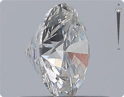 Diamant naturel 0.56ct GIA | Couleur E | Pureté SI2 | Taille ronde | EX EX EX #D10409