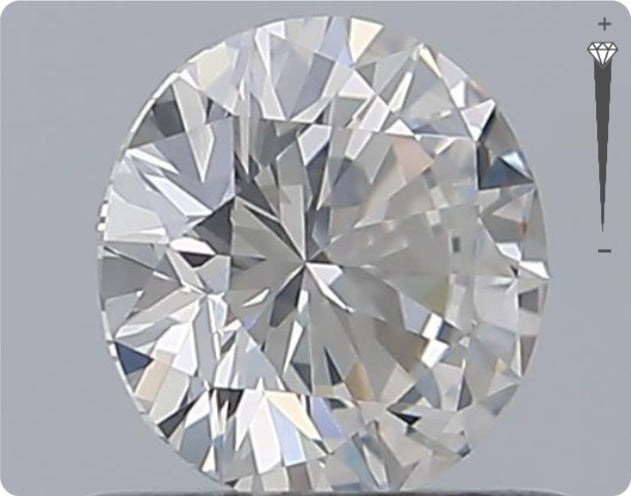 Diamant naturel 0.56ct GIA | Couleur E | Pureté SI2 | Taille ronde | EX EX EX #D10409
