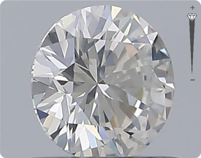 Diamant naturel 0.56ct GIA | Couleur E | Pureté SI2 | Taille ronde | EX EX EX #D10409
