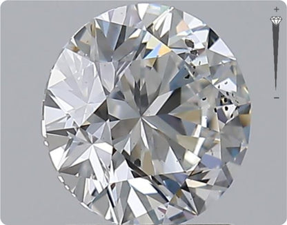 Natural 1.50ct GIA Diamond | Color E | Clarity SI2 | Round Cut | EX EX EX #D10416