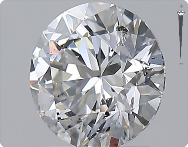 Natural 1.50ct GIA Diamond | Color E | Clarity SI2 | Round Cut | EX EX EX #D10416
