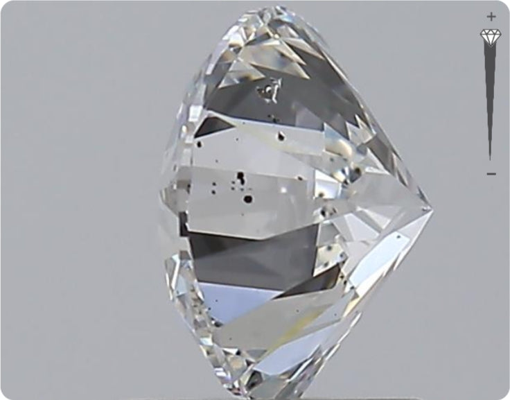 Natural 1.50ct GIA Diamond | Color E | Clarity SI2 | Round Cut | EX EX EX #D10416