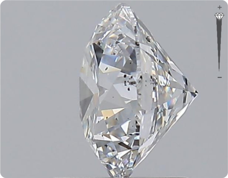 Natural 1.50ct GIA Diamond | Color E | Clarity SI2 | Round Cut | EX EX EX #D10416