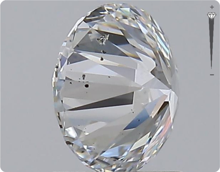 Natural 1.50ct GIA Diamond | Color E | Clarity SI2 | Round Cut | EX EX EX #D10416