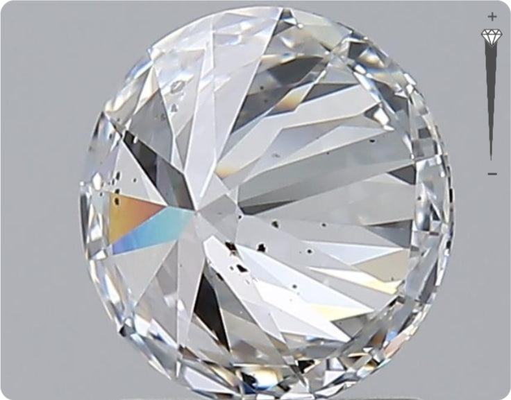 Natural 1.50ct GIA Diamond | Color E | Clarity SI2 | Round Cut | EX EX EX #D10416