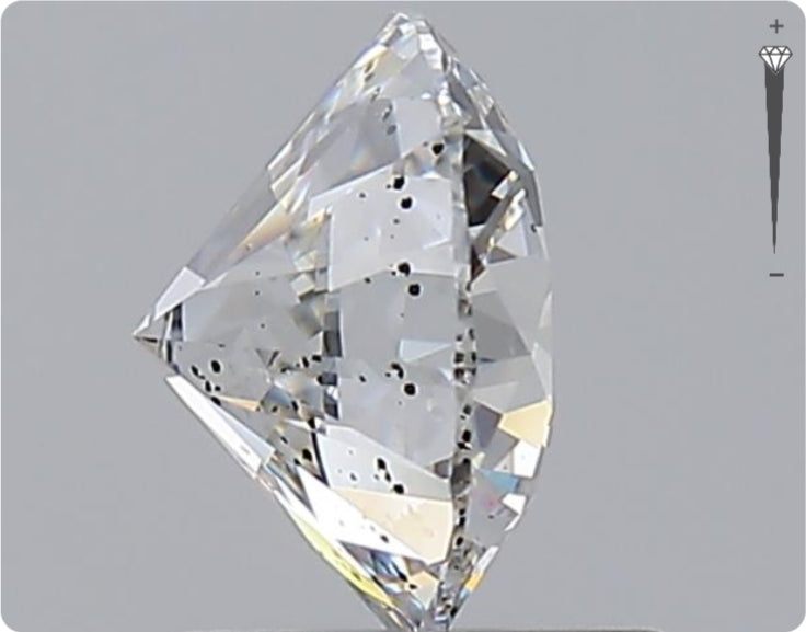 Natural 1.50ct GIA Diamond | Color E | Clarity SI2 | Round Cut | EX EX EX #D10416
