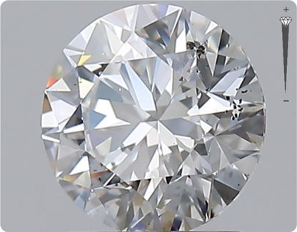 Natural 1.50ct GIA Diamond | Color E | Clarity SI2 | Round Cut | EX EX EX #D10416