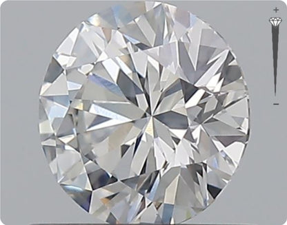 Natural 0.70ct GIA Diamond | Color E | Clarity SI1 | Round Cut | EX EX EX #D10419