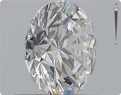 Natural 0.70ct GIA Diamond | Color E | Clarity SI1 | Round Cut | EX EX EX #D10419