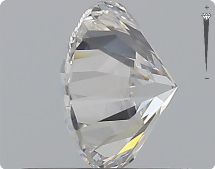 Natural 0.70ct GIA Diamond | Color E | Clarity SI1 | Round Cut | EX EX EX #D10419